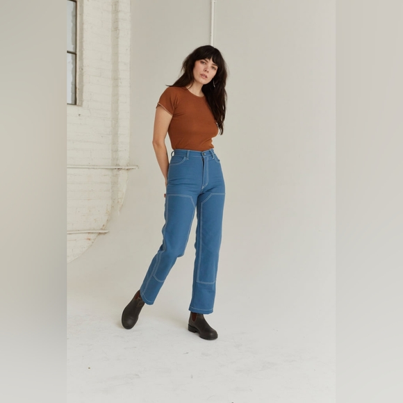 Lykke Wullf (Jem) workwear jean - french blue - Picture 2 of 8